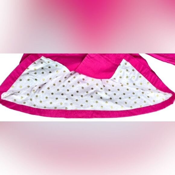 Little Me Girls Kids Pink Bow Back Button Up Collared Jacket. 18 Months. NEW. - Picture 3 of 8